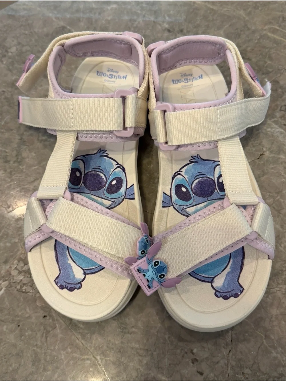 size 4 (9 inch) Zara girl sandals new (Stich)